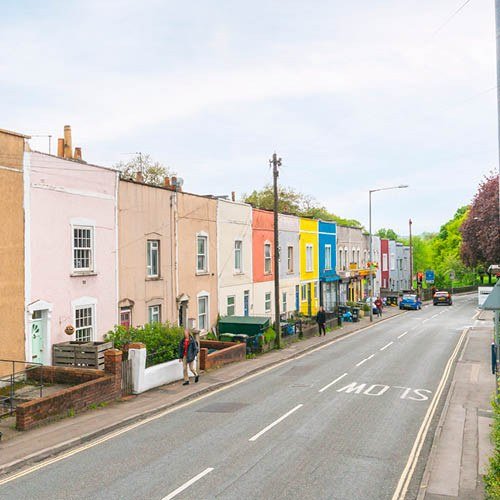 Colourful homes